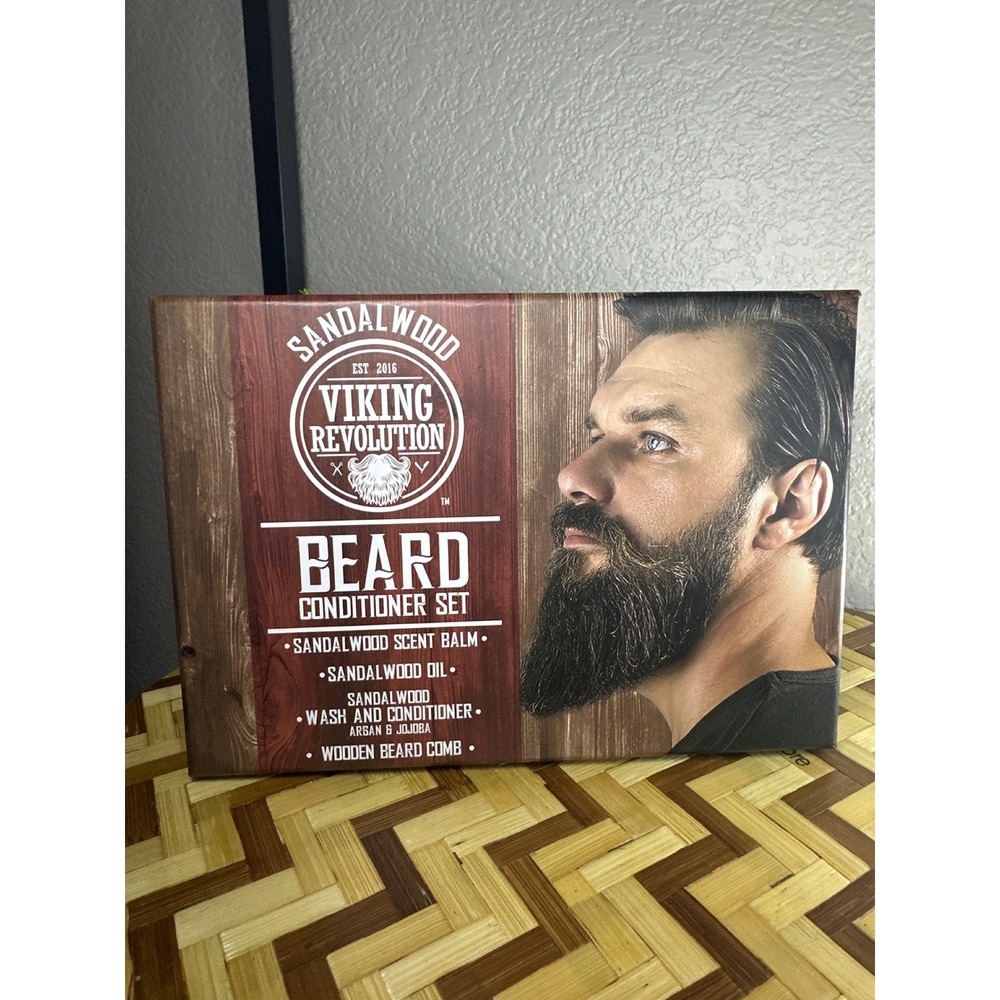 Viking Revolution Sandalwood Beard Care Kit 5pc Set